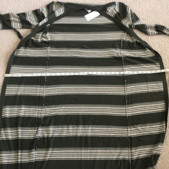 Vertigo Paris Striped Longline Cardigan Duster - Picture 5 of 5